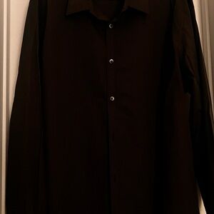 Classic Black Button-Up Shirt
